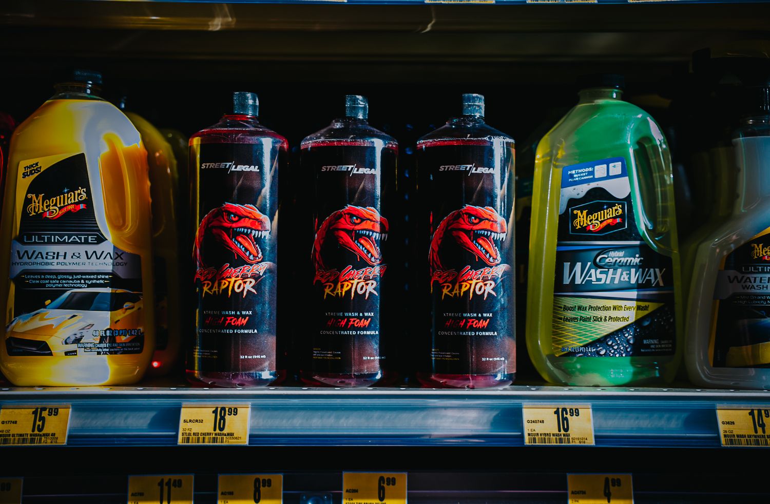 Red Cherry Raptor · on the shelf
