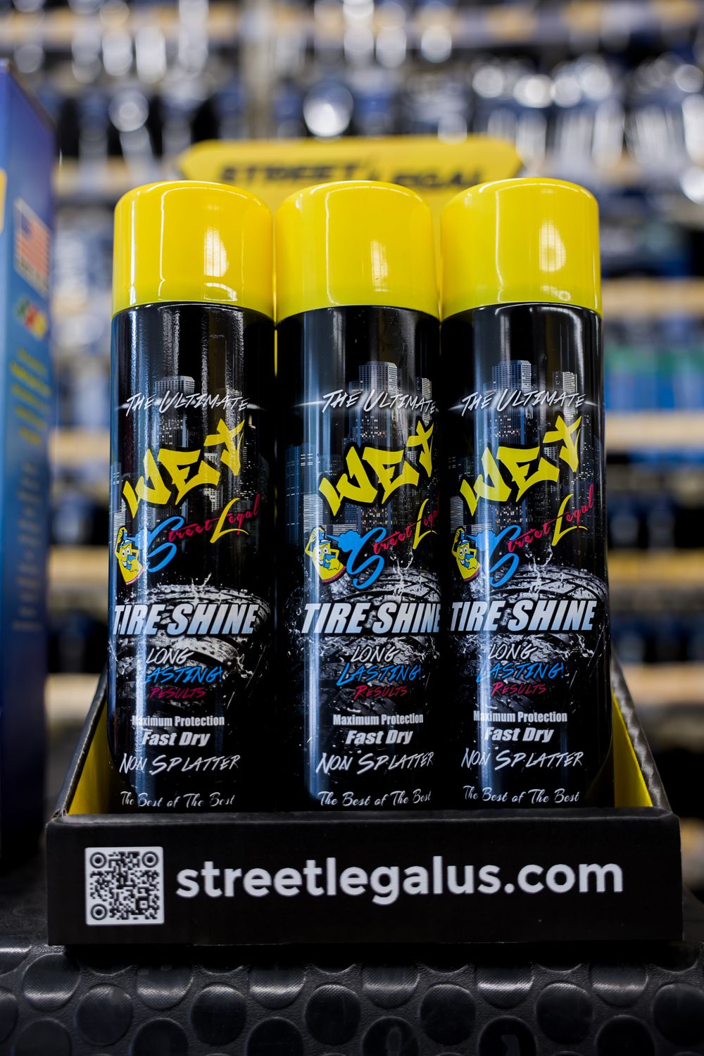 WET Tire Shine · in store